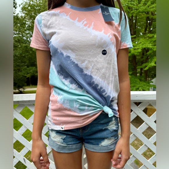 Lot of 6 NWT Abercrombie & Fitch Tie-Dye and Solid T-Shirts - Picture 2 of 9